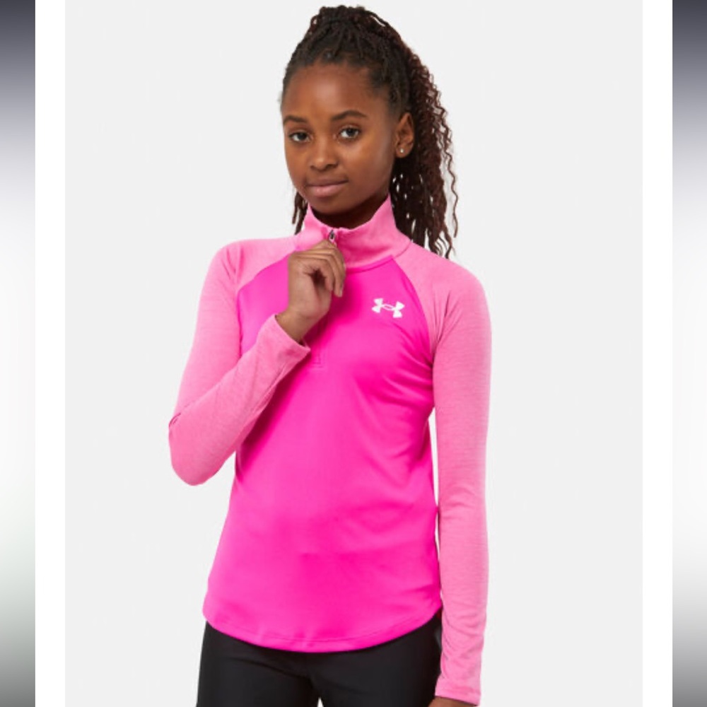 Under Armour girls YXL Pink Pullover Top